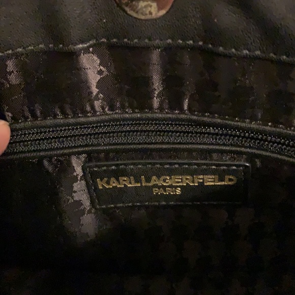 Karl Lagerfeld black shoulder bag - Picture 7 of 8